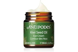 ANTIPODES Kiwi Seed Oil Eye Cream – with Vitamin C Skincare Ingredient Kiwi Seed Oil – Vegan Eye Cream – Fine Lines, Aging & Dry Skin – 30ml