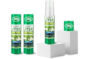 GEEETECH Lot de 3 bâtons de colle pour imprimante 3D (JT16) - Adhérence parfaite de la première couche - Formule soluble dans l'eau - Colle pour impression 3D - Compatible avec les filaments PLA, ABS