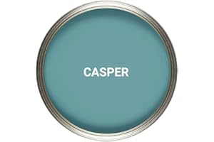 Vintro Paint | Blue Satin Furniture Paint | Wood | Trim | Metal | Eggshell Finish | 1 Litre (Casper - Blue)