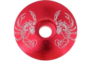 SM SunniMix Bike Headset, Stem Cap Cover for MTB Road Mountain Bicycle - Performance Aluminum Alloy - 1 1/8 inch - Multiple Colors