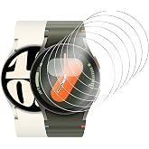 Screen Protector Compatible with Samsung Galaxy Watch 9/8/7/6/5/4/FE 40mm | 6 Pieces Watch 9 Screen Protector Tempered Glass