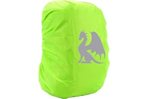 Leeelyan 35L Coprizaino Antipioggia,Copri Zaino per Pioggia,Parapioggia Bambino per Zaino Reflective,Parapioggia di Riflettente,Impermeabile Antipolvere Scuola,Durevole,per Campeggio,Viaggi