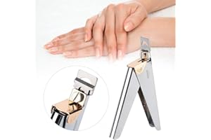 HURRISE Ciseaux À Ongles Professionnels En Forme De U, Ciseaux À Ongles Pour Les Salons De Manucure, Et Les Outils De Marbrage For Ne Blesse Pas Les Doigts