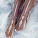 LHWY 1 Set/4Pcs Fashion Body Art Removable Beautiful Bronzing geometry Waterproof Originality Tattoo Stickers
