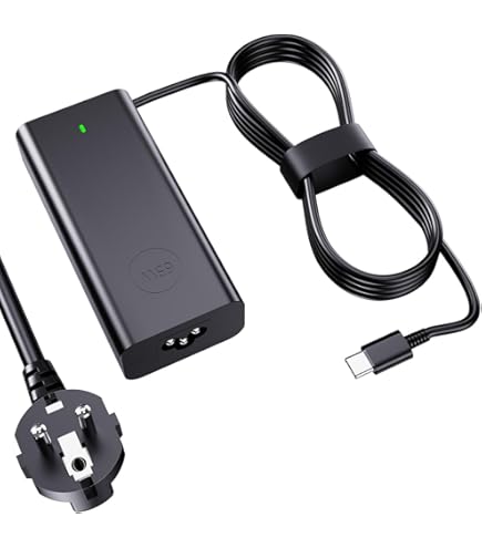 USB C Laptop Ladekabel 65W für Dell 5540 5520 5490 5440 5430 5420 7490 7410 7330 7320 7370 9250 9350 9410 9510 XPS 13 Inspiron 7620 7420 2in1 Chromebook 3100 5300 Typ C Ladegerat