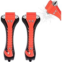 Marteau De Sécurité Safe Hero - Brise-vitre Et Coupe-ceinture - Outil D'Urgence Voiture