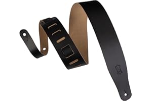 Levy's Leathers - Correa ajustable para guitarra (piel, 6,35 cm)