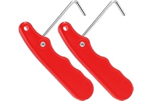 Tinoaly Lot de 2 Tendeurs de Lacets pour Patins à Glace, Outil de Serrage de Lacets de Patins de Hockey Pliables Extracteur de Lacets pour Patins à Glace Patins à roulettes Patins Artistiques