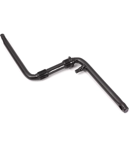 DeTOX BMX Kurbel 165mm - Einteilige Stahlkurbel Für 20 Zoll BMX