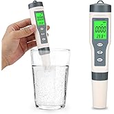 Fdit Dijital su kalitesi test cihazı ve sıcaklık &ouml;l&ccedil;&uuml;m cihazı 3'&uuml; 1 arada ideal su test cihazı i&ccedil;me suyu akvaryumları i&ccedil;in &ccedil;o