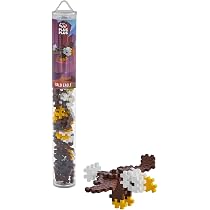 Plus Plus - 100 Briques de Construction avec Tube de Rangement - Tube Dauphin 100 Pièces - Jeu de Construction Enfant Dès 5 Ans - Jouet Éducatif et Ludique pour Fille et Garçon