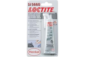 Loctite SI 5660- Silicone gris pour joint d'étanchéité mécanique ou industriel, pâte a joint pour carter et transmission, résistant à l'eau, l'huile et aux liquides de refroidissement, tube 40 ml