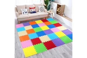 MATRAVANCE Bodenschutzmatte Fitness Matte, 20 extra Dicke Bodenmatten, Puzzle Sportgeräte Matte Fitnessmatte, Trainingsmatte Gummimatte Yogamatte Exercise Equipment Mats for Home Workout