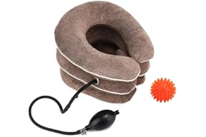 WCHIUOE Hals Hals Hals Traktion Kragen Gerät für Nacken Schulter Rückenschmerzen Linderung, aufblasbare Wirbelsäule Dekompression Kragen Hals Trage(#2)