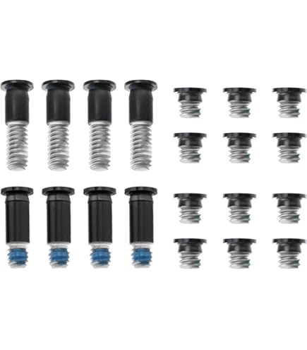 thumbnail image 2 of Space Gray Screws 60-Piece 10 Sets Bottom Case Jamaica 2 of 10