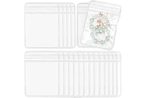 SOFPLATE 100 pz 2 X 2.8 pollici Sacchetti per Gioielli In PVC Trasparente Sacchetti per Gioielli Piccoli Organizzatore Sacchetti con Chisusura A Zip Autosigillanti Sacchetti per Imballaggio Trasparent