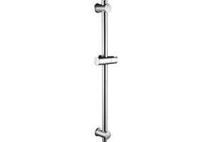 Eridanus Barra de Ducha de Acero Inoxidable, Barra de Ducha Montada Deslizante en la Pared con Soporte Ajustable para Ducha de Mano(66cm)
