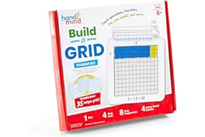 Hand2mind Learning Resources 92427 Build-A-Grid: Mathematical Skills Educational Tool Grid for Children