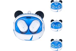 LA CASA DE LAS CARCASAS Happy Pods - Auriculares Inalámbricos [Bluetooth Avanzado V5.4][Funda de Carga rápida].[Diseño Ergonómico] Control Táctil [Calidad de Sonido Premium] (Blanco)