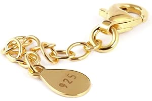 DIY925 My-Bead Verlängerungskette 4.5cm 925 Sterling Silber 24K doppelt vergoldet Halskette DIY Juweliers- Qualität