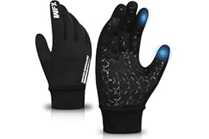 WFX Guanti sportivi invernali per bambini, antiscivolo, termici, per corsa, escursionismo, sci, sport e passeggiate all'aperto, antivento, caldi, per ciclismo per ragazzi e ragazze (età 6-14 anni)