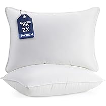 Cuscini Ergonomici FAM' Home - Set Di 2, Ipoallergenici, Lavabili A 95°C, 50x60 Cm, Bianchi - Foto 7