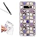 Produktbild Galaxy Note 8 Hülle,Galaxy Note 8 Transparent Hülle,Leeook Kreativ Schön Funny Katze Painted Entwurf Ultra Dünn Schlank Weich TPU Rubber Schutzhülle Transparent Handyhülle Crystal Clear Silikon Durchsichtig TPU Bumper Case Cover für Samsung Galaxy Note 8 + 1 x Schwarze Eingabestift-Cats