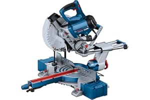 Bosch Professional scie à onglets radiale GCM 305-254 D (capacité de coupe 90 x 305 mm, avec 1 lame de scie circulaire, 2 appuis de pièce, sac à poussière, serre-joint)