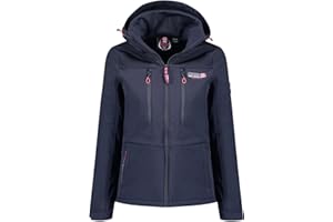 Canadian Peak Timmexeak Lady - Chaqueta Softshell Mujer Impermeable Con Capucha - Abrigo Mujeres Outdoor Cortavientos Resistente - Senderismo Esquí Otoño Invierno Primavera