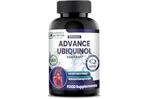 LIVEWELL NUTRITION LIMITED Ubiquinol – Kaneka QH® With Liposomal Vitamin C, Pure Encapsulation 100MG High Potency (140 Softgels) Naturally Fermented Reduced Form of Co Q10