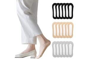 Caudblor 9 par Niewidzialne Skarpetki Damskie Antypoślizgowe Krótkie Skarpetki 36-39/38-41