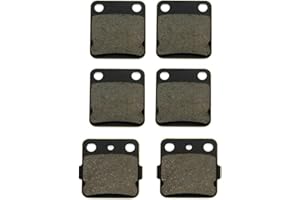 SOMMET Front + Rear Brake Pads for Yamaha YFM 350 Warrior (89-04) Wolverine F (95-05) YFZ 350 Banshee (88-09) YFS 200 Blaster (03-06) YFM 125 R Raptor (11-14) LT54-54-84