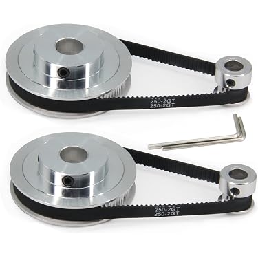 GT2 Zahnriemenscheibe – 80 Zähne, Für 3D-Drucker & CNC-Fräsen, 5 Mm Bohrung, Rostfreier Stahl