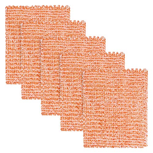 Set con 5 unidades Cobre agarradores - Paños de toalla de cobre cobre limpiador Cobre aprox. 14,5 x 13 cm