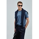 Lufian Erkek Marcus Modern Grafik T-Shirt 111020235 Kırık Beyaz