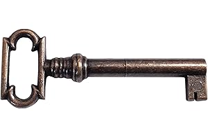 cyclingcolors Chiave serratura antichi 65mm mobili armadio cassetti marrone sfumato zama