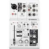 Yamaha AG03 – Mehrzweckmixer mit USB-Anschluss für Audio, Streaming und Aufnahmen – Weiß