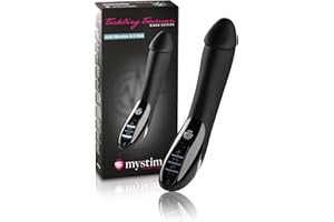Mystim Tickling Truman eStim Vibrator Black Edition - 1 unidad