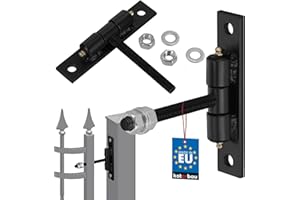 KOTARBAU® Charnière de portail M12 x 100 mm réglable avec filetage à billes pour un mouvement facile