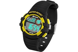 TENOCK Reloj Digital para NiñOs, Reloj Deportivo Led para NiñOs Y NiñAs, Resistente Al Agua, 50 M, Reloj Digital con Alarma, CronóMetro, Regalos para NiñOs De 4 A 12 AñOs