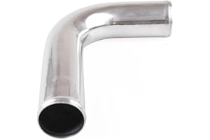 M MODAUTO Tubo de Aluminio para Turbo, Tubo de Intercooler Radiador, Codo de Aluminio (Forma L 50mm)