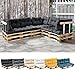 Produktbild [en.casa] 1x Rückenkissen für Euro-Paletten-Sofa [dunkelgrau] Palettenkissen Auflage In/Outdoor Polster Möbel