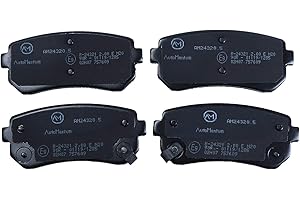 AutoMentum AM24320.5 Juego de Pastillas de Freno, juego de 4 para KIA PICANTO (TA) 2011- Eje trasero y otros vehiculos