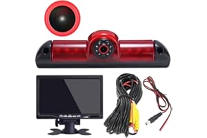 BERLINGAN 〔7‘’ Monitor LCD + Obiettivo 18mm alta qualità Telecamera posteriore 〕sostituzione per Fiat Ducato X250/Peugeot Boxter III AVIS AVS325CPR/Citroen Jumper/Dodge