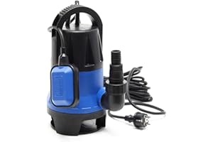 Pompe pour eaux usées 550W 10500l/h Pompe submersible Jardin Puits Drainage Purge Évacuation