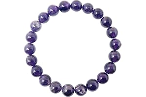 cotigo - Pulsera de Piedra Natural - Pulsera Hilo Elastico con Cuentas Piedra Natural - Distintas Piedras Semipreciosas para Mujer, Hombres Yoga Regalo