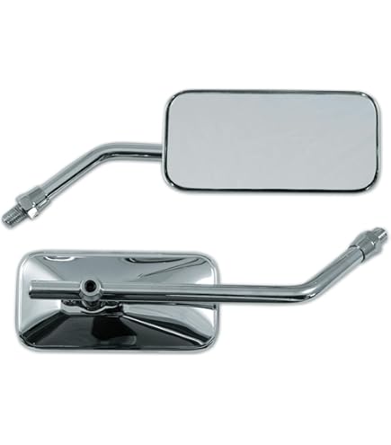 Specchietti Retrovisori Universali Cromati Personalizzati Per Moto Per Kawasaki Honda Suzuki Kawasaki Ducati BMW VT VTX Street - Foto 8