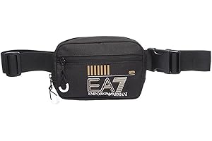 Borsa marsupio uomo Emporio Armani EA7 train core pouch bag small shoulder bag black/white logo UBS23EA11 245082 CC940 Piccola