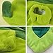 Highdas Cute Green Pod Beans Shaped Double-Layer Soft Fleece Newborn Infant Toddler Sleeping Bag Sleep Sack Photography Prop for 0-8 Months Baby