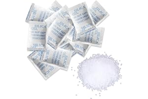 Befitery 2 g x 150 Bolsas de Gel de Sílice Desecante para Alimentos y Filamentos Electrónicos